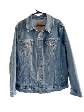 Levi's Men's Sz 3X Light Wash Denim Trucker Jean Jacket